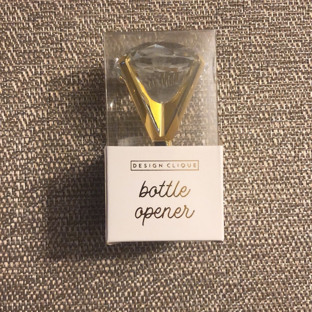 Engagement bottle opener